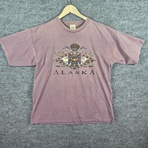 Prairie Mountain  Alaska T Shirt size XL mens made in USA